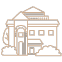 find luxury house vector icon