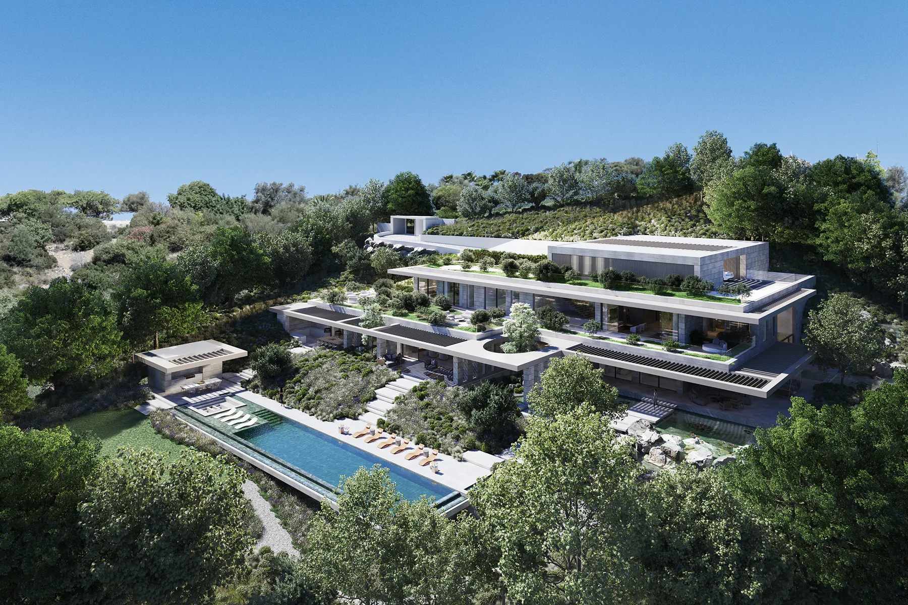 la zagaleta real estate zoomed out from terrace