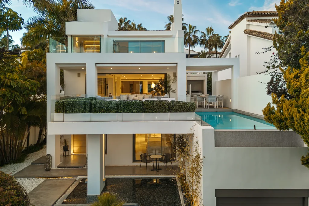 home for sale in marbella with lap pool and outside terrace ocean views